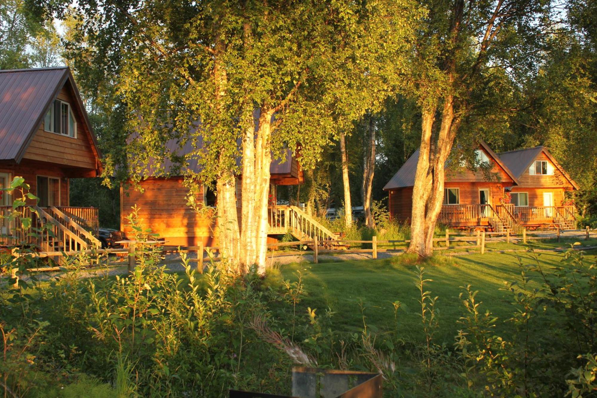 Susitna River Lodging, Riverside Cabins ทัลคีทนา ภายนอก รูปภาพ